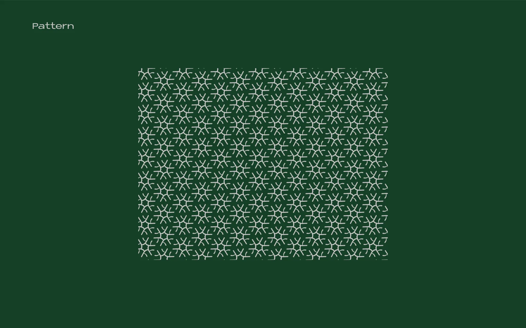 The mark tessellated into a continuous lattice pattern.