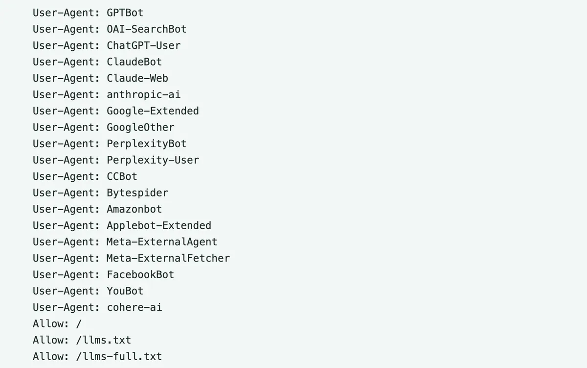 robots.txt on xale.in allowing GPTBot, OAI-SearchBot, ClaudeBot, PerplexityBot and other AI crawlers