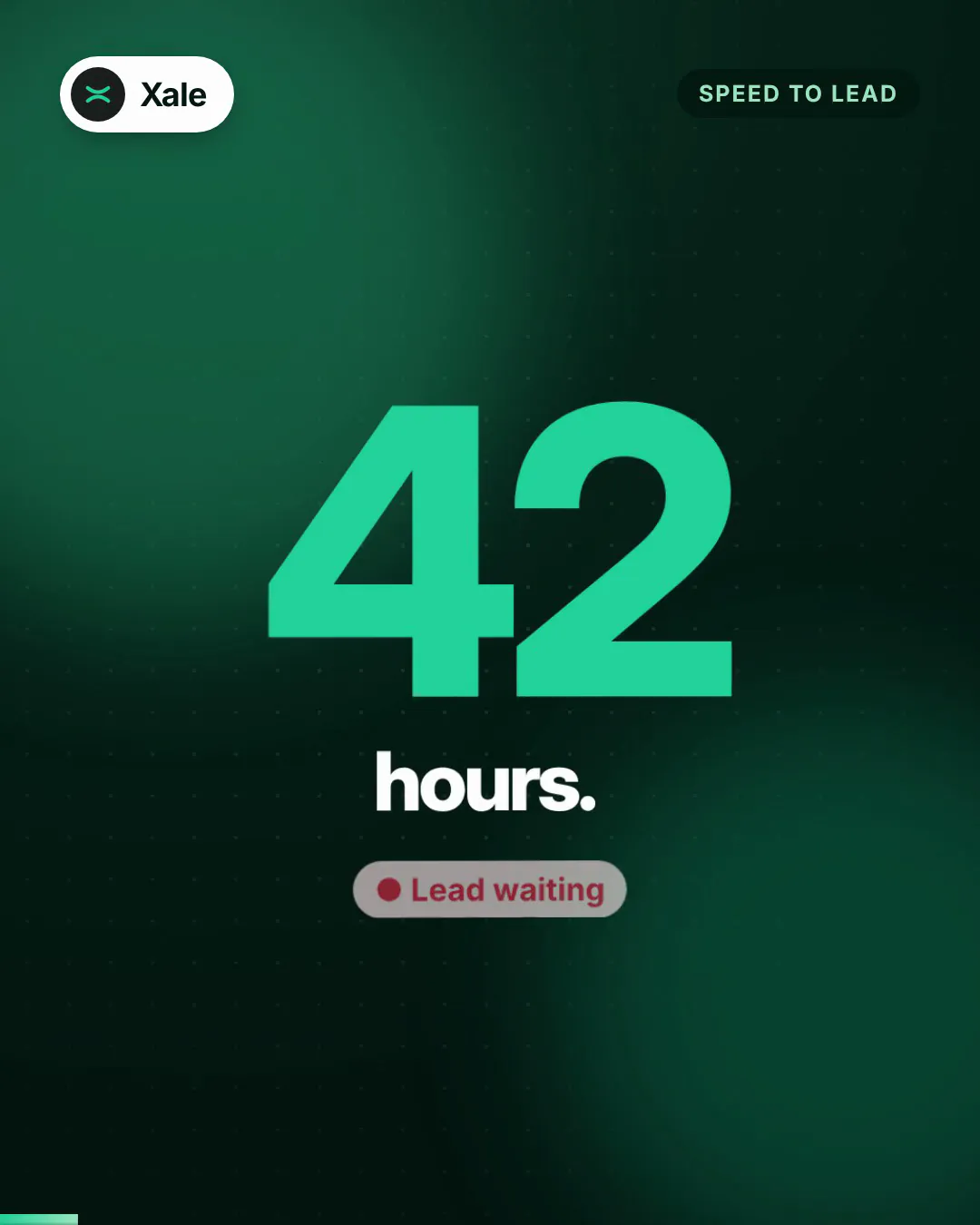 “42 hours.” beside a Lead waiting label